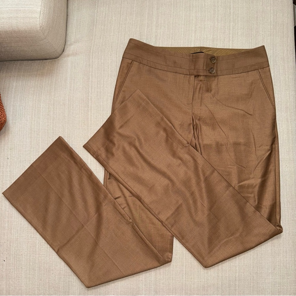 The Limited Brown Straight Leg Dress Pants
